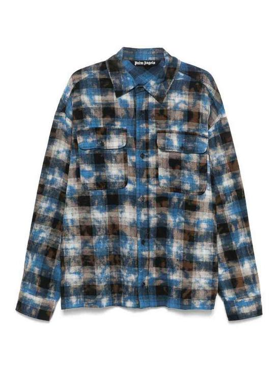  팜앤젤스 셔츠 PMGE043S25FAB0034003 Blue