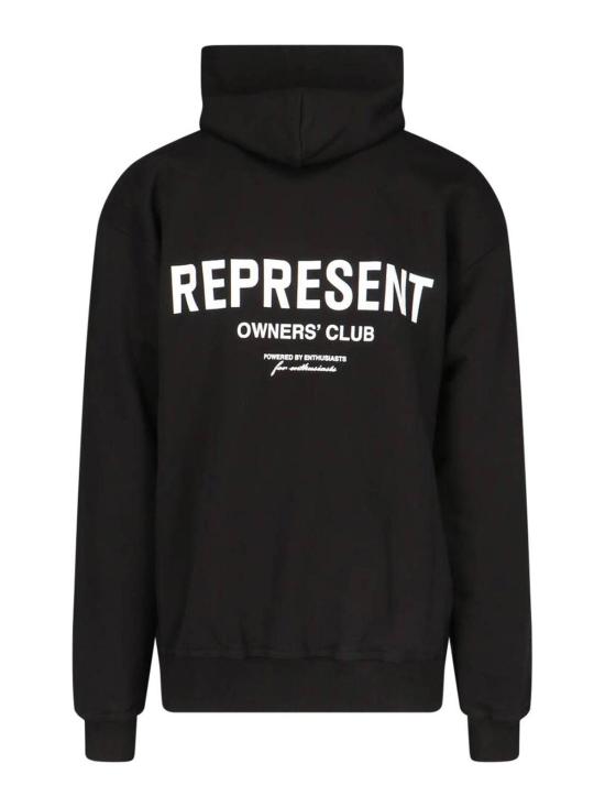 26SS 리프레젠트 후드 티셔츠 OCM41113001 Black - REPRESENT