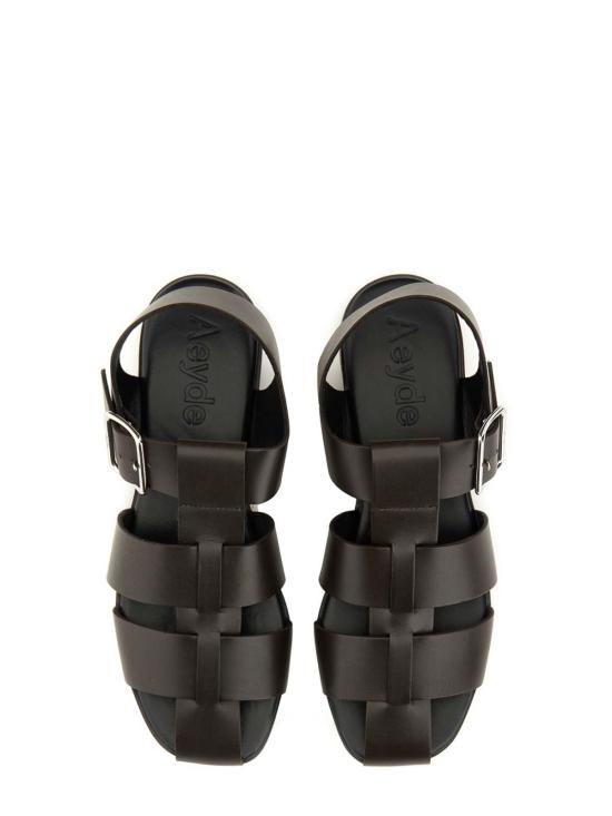 25SS 에이드 샌들 KYAS08FL182MOKA Dark Brown - AEYDE