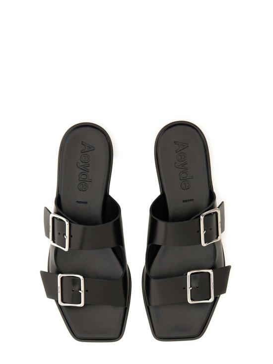 25SS 에이드 샌들 BRNS08FL180BLACK - AEYDE