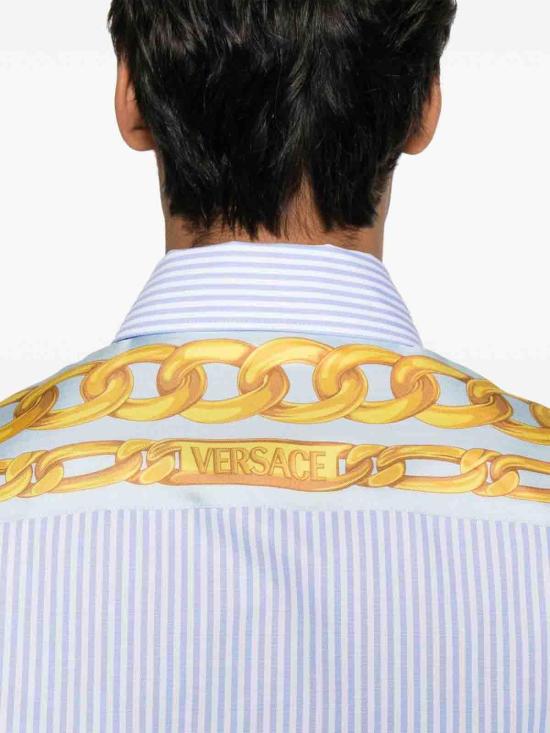 26SS 베르사체 긴팔 셔츠 10162101A134505UD30 Light Blue - VERSACE