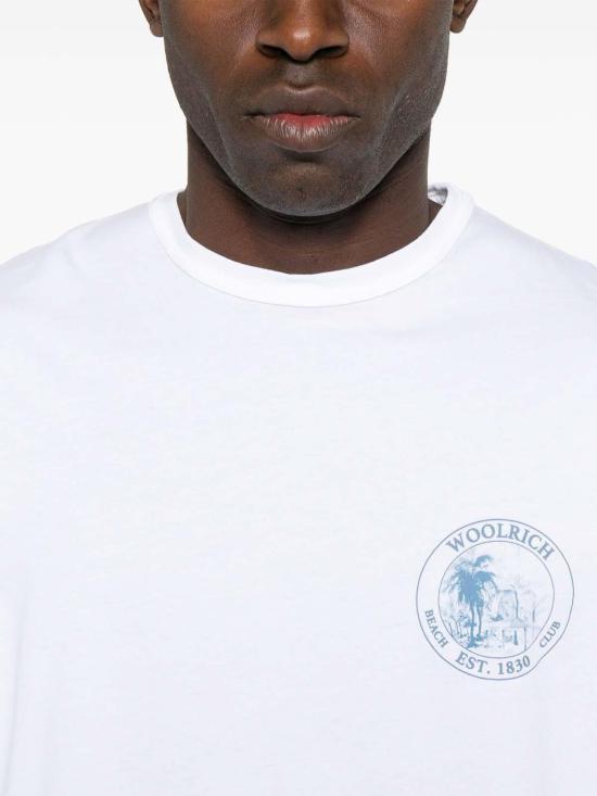 25SS 울리치 반팔 티셔츠 CFWOTE0148MRUT29268041 White - WOOLRICH