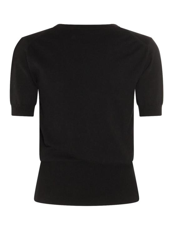  비비안웨스트우드 베아 니트 반소매 스웨터 1803002QY001AN402 Black - VIVIENNE WESTWOOD