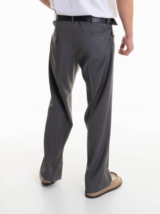  모스키노 스트레이트 팬츠 030202170499 Grey - MOSCHINO