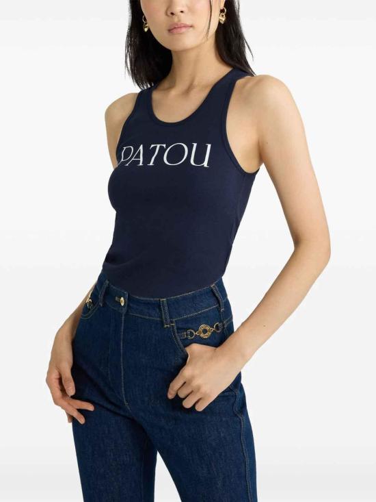  파투 민소매 티셔츠 JE0159994699N Dark Blue - PATOU