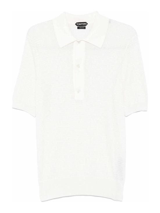  톰포드 폴로 티셔츠 KPS019YMC026S25XAWAW White
