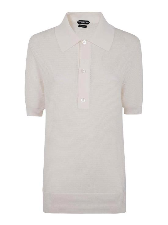  톰포드 폴로 티셔츠 KPS019YMC026S25XAWAW White - TOMFORD