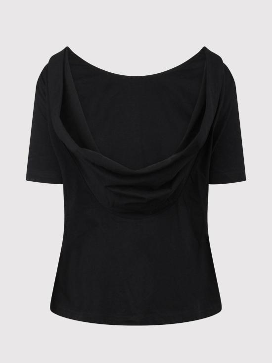  니나리찌 반팔 티셔츠 25PJTO029CO1094U9000 Black - NINA RICCI