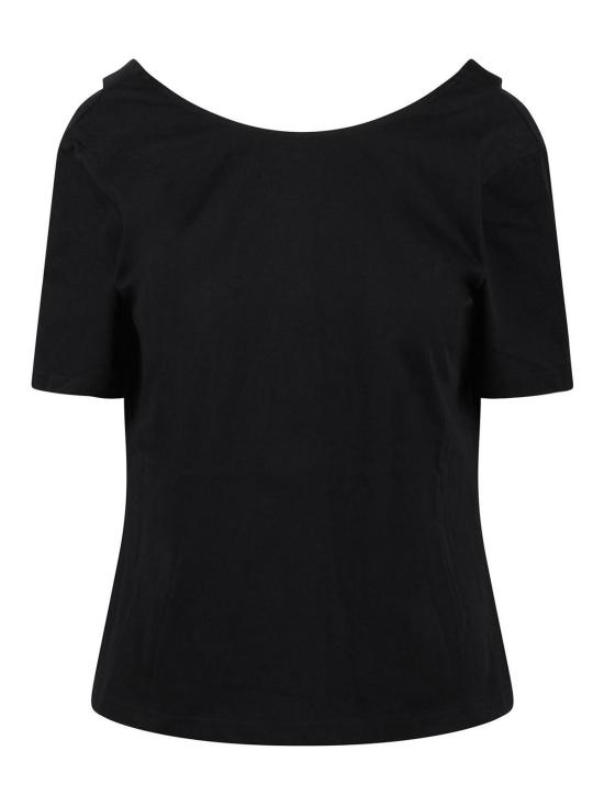  니나리찌 반팔 티셔츠 25PJTO029CO1094U9000 Black
