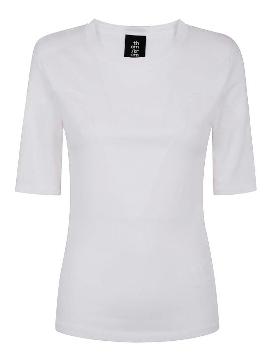  톰크롬 반팔 티셔츠 WTS563OFF White