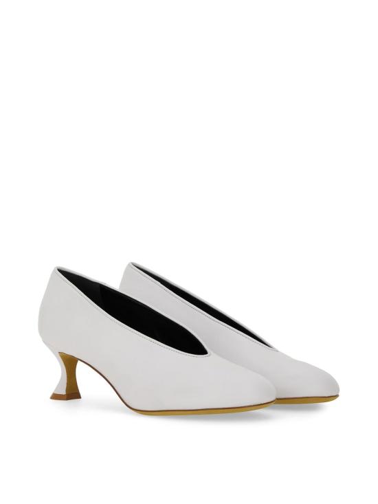 25SS 모스키노 힐/펌프스 MA10015C1MMA0100 White - MOSCHINO