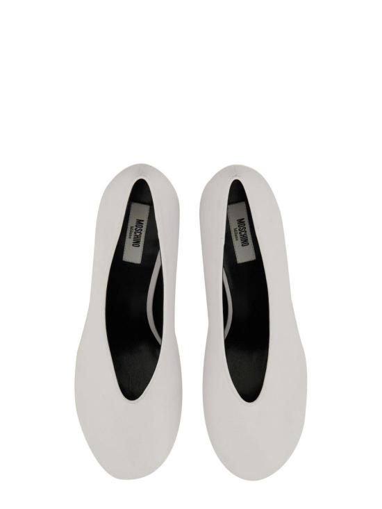25SS 모스키노 힐/펌프스 MA10015C1MMA0100 White - MOSCHINO