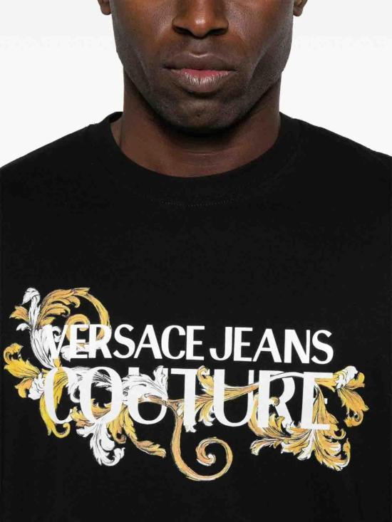 25SS 베르사체 반팔 티셔츠 78GAHC05CJ01CG89 Black - VERSACE