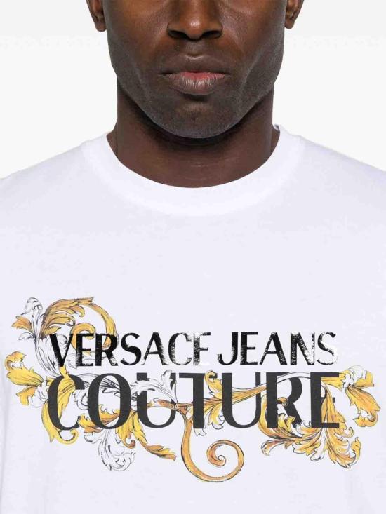 25SS 베르사체 반팔 티셔츠 78GAHC05CJ01CG03 White - VERSACE