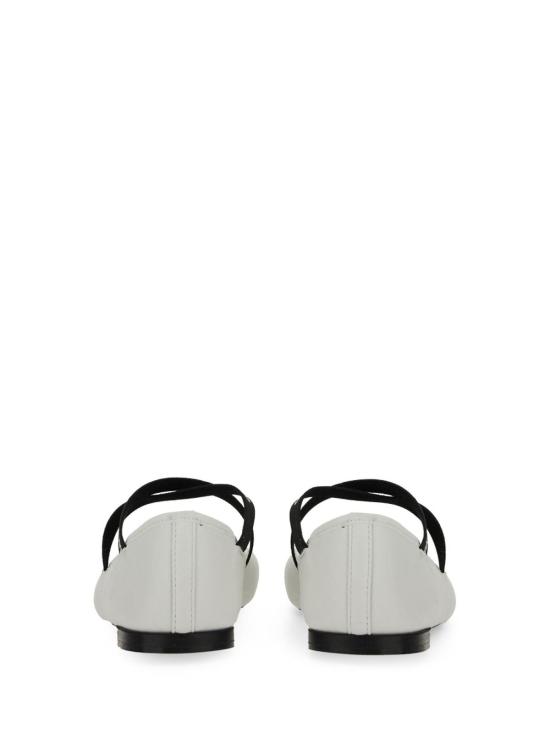 25SS 레페토 플랫 슈즈 V184VED050 White - REPETTO