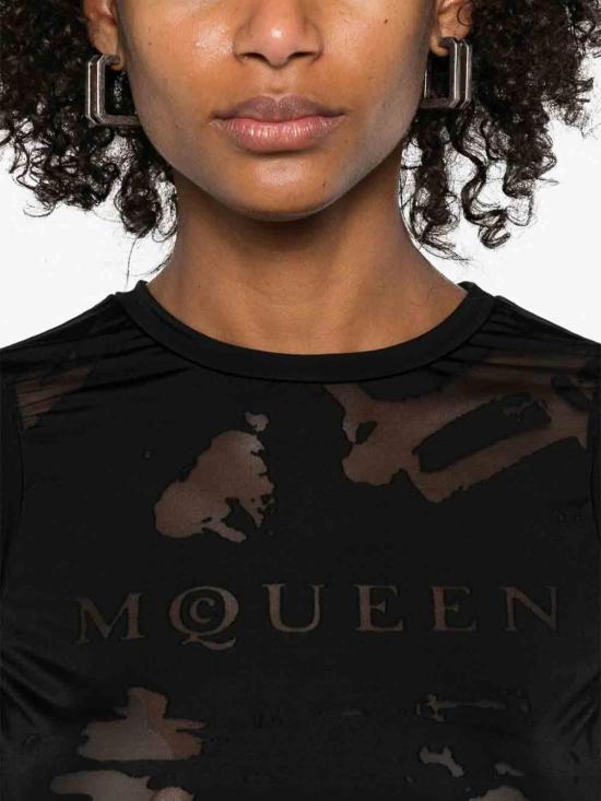 25SS 알렉산더 맥퀸 민소매 티셔츠 815574QCAL01000 Black - ALEXANDER MCQUEEN