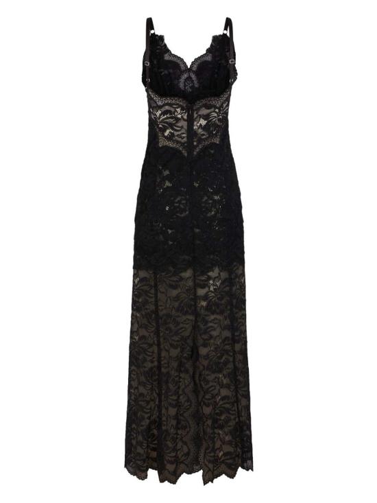  파코라반 롱 원피스 25PJRO027PA0170P001 Black - PACO RABANNE