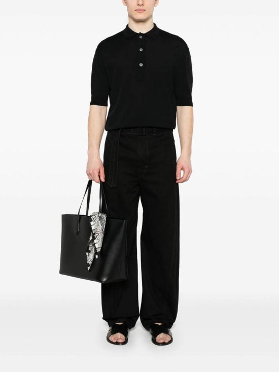 25SS 라르디니 반팔 티셔츠 ESLPMC96ES64045999 Black - LARDINI