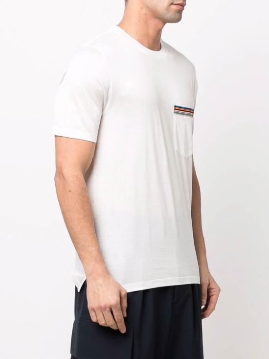  폴 스미스 반팔 티셔츠 M1R306UH0008801 White - PAUL SMITH