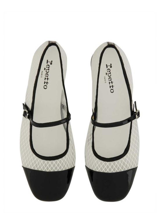 26SS 레페토 플랫 슈즈 V4222VGMESH784 White - REPETTO