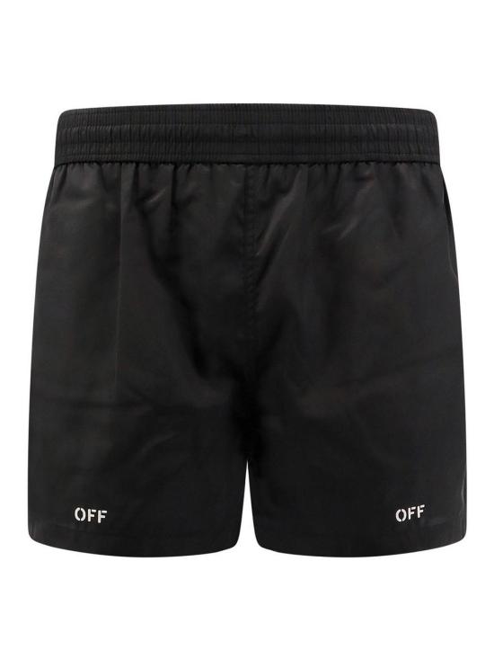 25SS 오프화이트 스윔팬츠 OMFD011C99FAB0011001 Black
