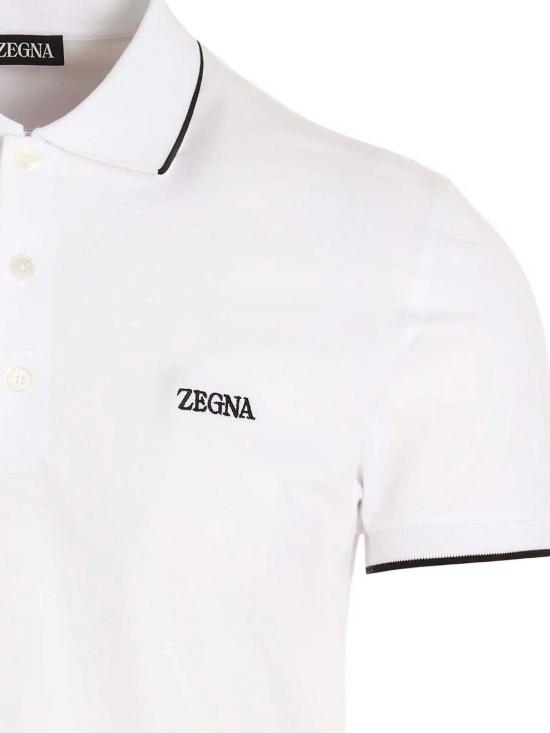  에르메네질도제냐 폴로 티셔츠 E7358A5B746N00 White - ERMENEGILDO ZEGNA