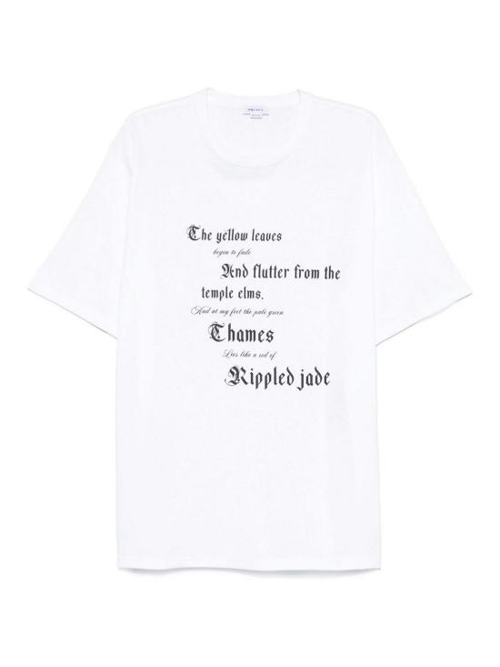  알렉산더 맥퀸 반팔 티셔츠 815069QTAC70909 White