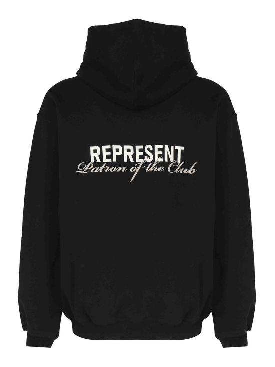 25SS 리프레젠트 후드 티셔츠 MLM4270001 Black - REPRESENT