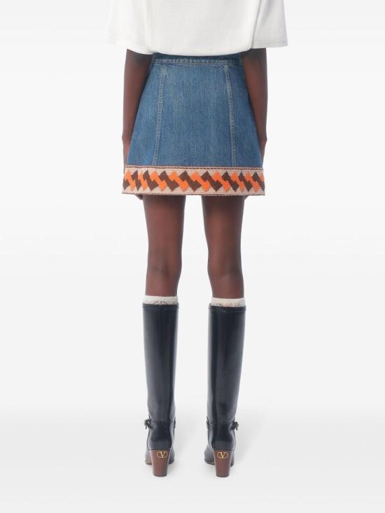  발렌티노 가라바니 숏 원피스 6B3DD19Z94U558 Dark Wash - VALENTINO GARAVANI