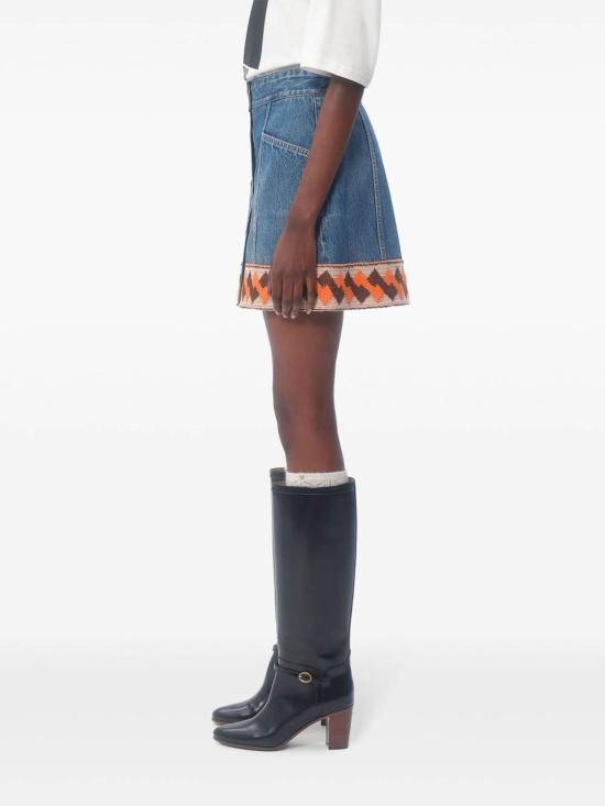  발렌티노 가라바니 숏 원피스 6B3DD19Z94U558 Dark Wash - VALENTINO GARAVANI