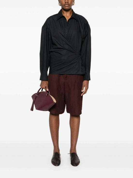  르메르 스트레이트 칼라 트위스트 셔츠 SH1141LF588BK995 - LEMAIRE