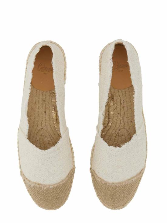  까스따네르 플랫 슈즈 KAMPALA032BLANCOORO White - CASTANER