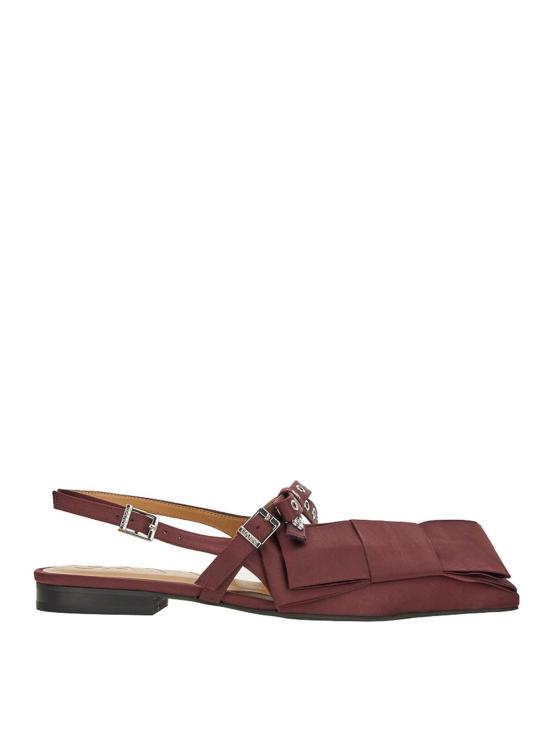 26SS 가니 플랫 슈즈 S2860234 Dark Red