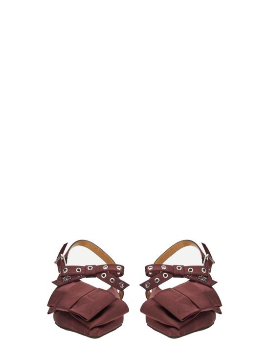 26SS 가니 플랫 슈즈 S2860234 Dark Red - GANNI