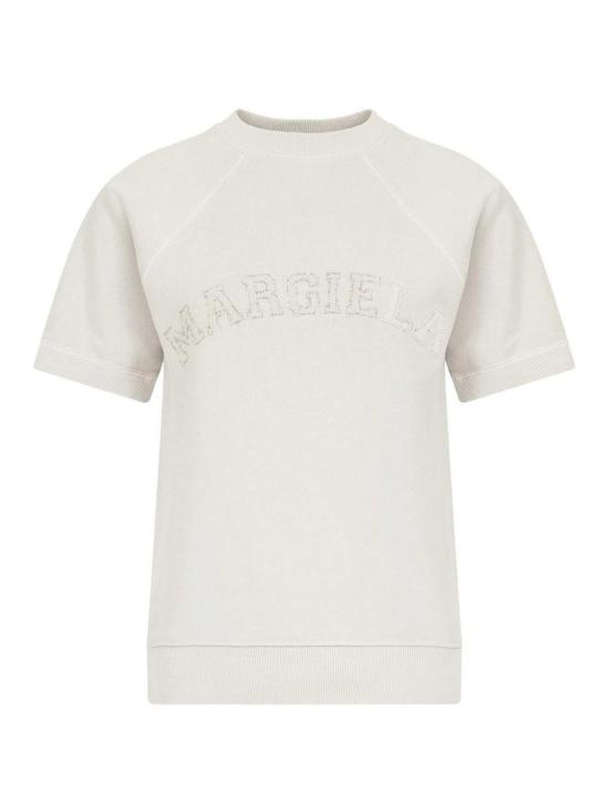 25SS 마르지엘라 로고 프린트 스웨트 셔츠 S51GU0136M25016103 Cream