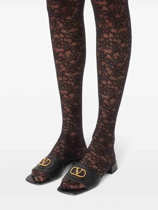  발렌티노 가라바니 뮬/슬리퍼 6W2S0LT0DSH0NO Black - VALENTINO GARAVANI