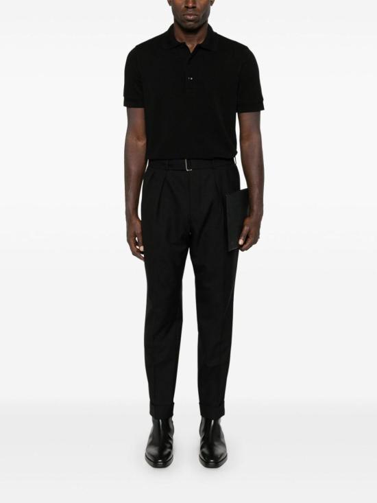 26SS 톰포드 폴로 티셔츠 JPS011JMT009S25LB999 Black - TOMFORD