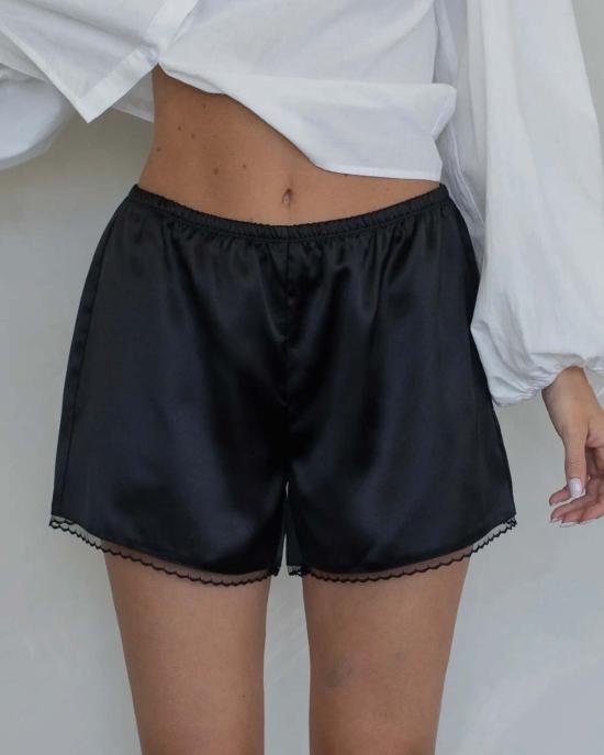  아잘레아 숏팬츠 아잘리아 로렌 새틴 반바지