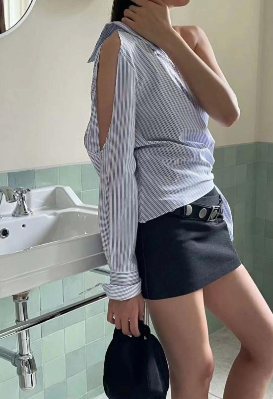  더 엔케이씨 스토어 숏 스커트 Nkc 스토어 개비 스커트 블랙 데님 - The NKC Store