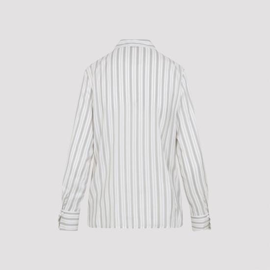 25FW 페세리코 블라우스 S06387Z 08370 943 BIANCO OPALE - PESERICO