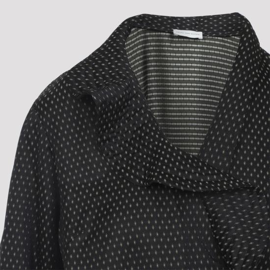 25FW 드리스 반 노튼 셔츠 2520107852350 900 Black - DRIES VAN NOTEN