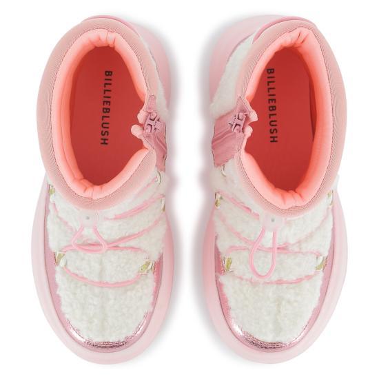 25FW [키즈] 빌리블러쉬 미들 부츠 U21477 Z41 Pink - BILLIEBLUSH