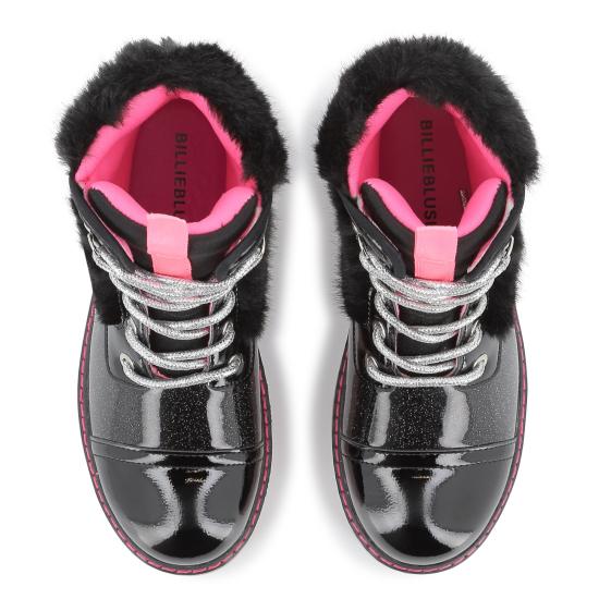 25FW [키즈] 빌리블러쉬 미들 부츠 U21480 09B Black - BILLIEBLUSH