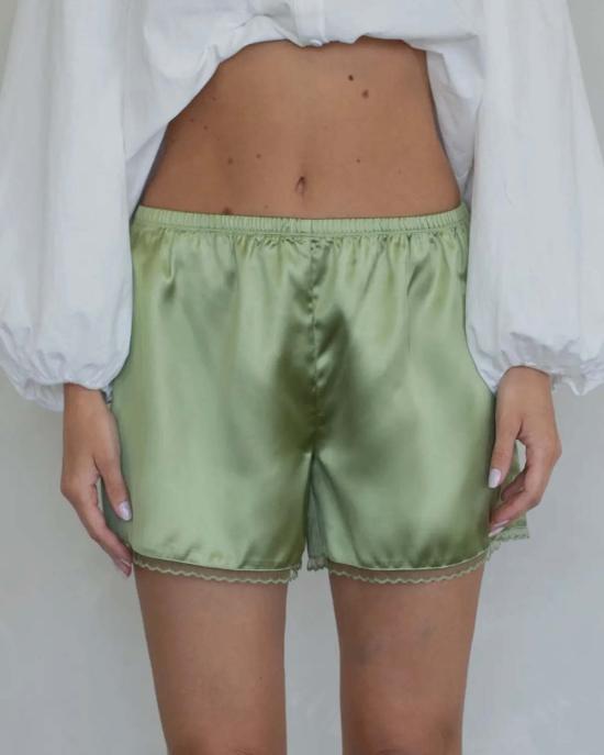  아잘레아 숏팬츠 아잘리아 로렌 새틴 반바지