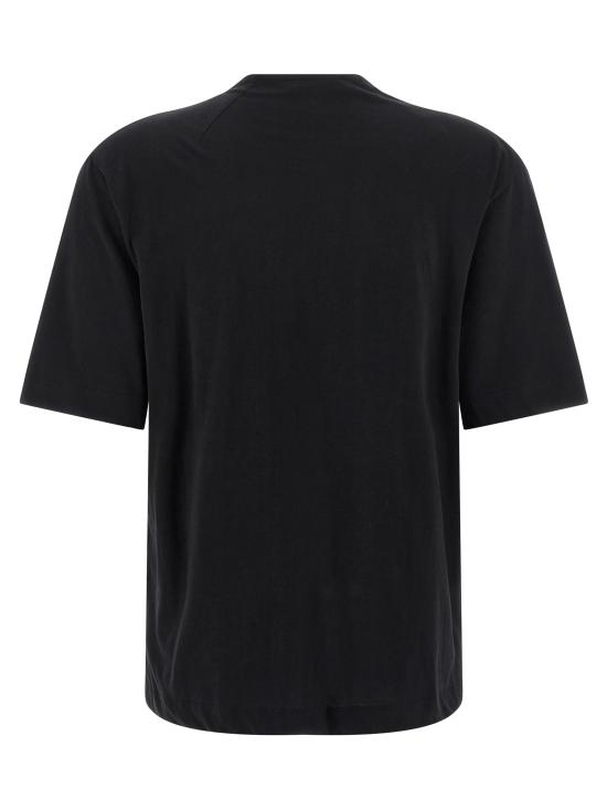25FW 드리스 반 노튼 반팔 티셔츠 2520111612600900 Black - DRIES VAN NOTEN