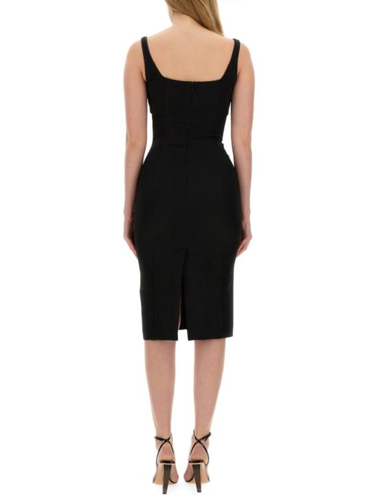 베르사체 미디 원피스 76HAO919 N0103899 Black - VERSACE