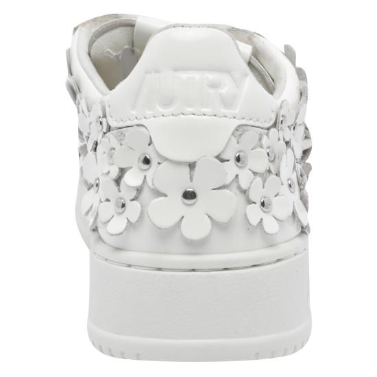 25FW 오트리 메달리스트 로우 스니커즈 AULW PW02 White - AUTRY