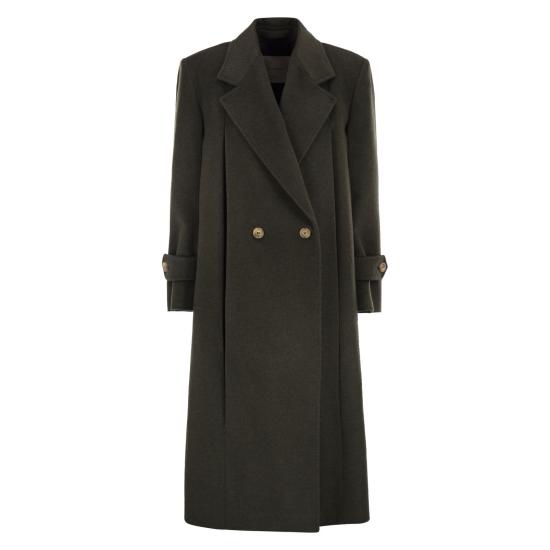 25FW 위켄드막스마라 스말토 코트 2525016026600 DARK GREEN