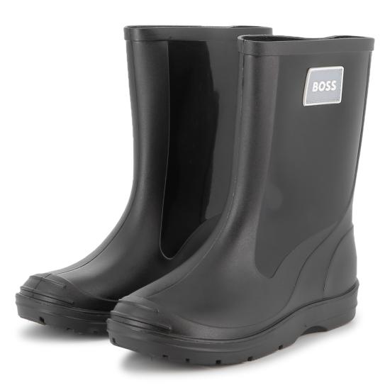 25FW [키즈] 휴고보스 미들 부츠 J52723 09B Black