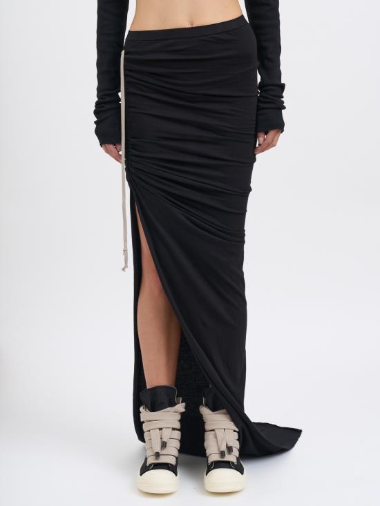 25FW 다크쉐도우 롱 스커트 MDS02E7337RN09 Black